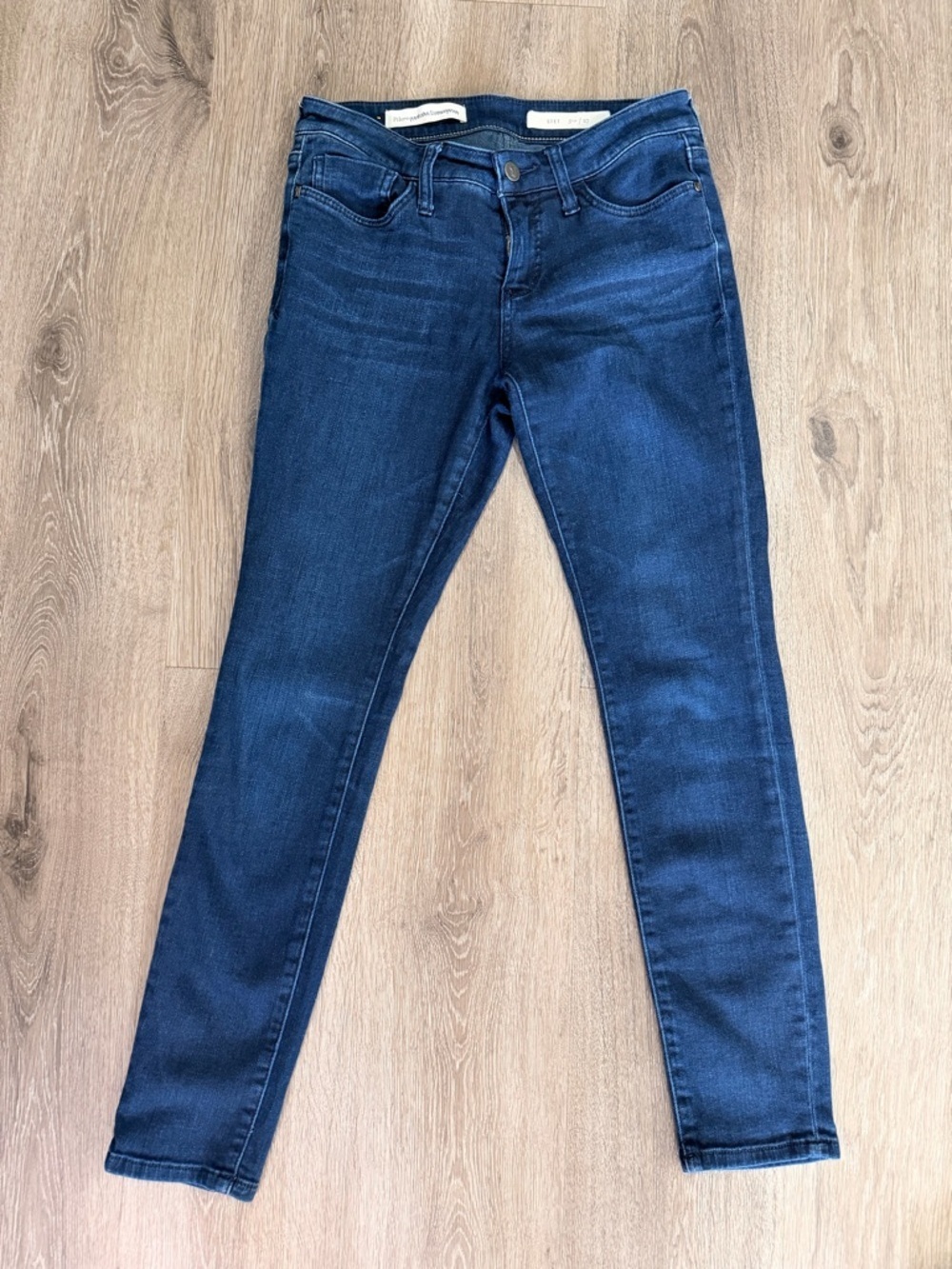 Anthropologie Pilcro and the Letterpress Dark Blue Skinny Jeans - Picture 2 of 8